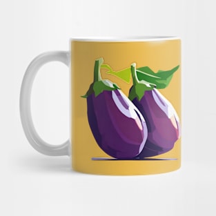 Eggplant Wpap Pop Art Mug